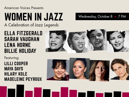 American Voices presents: WOMEN IN JAZZ